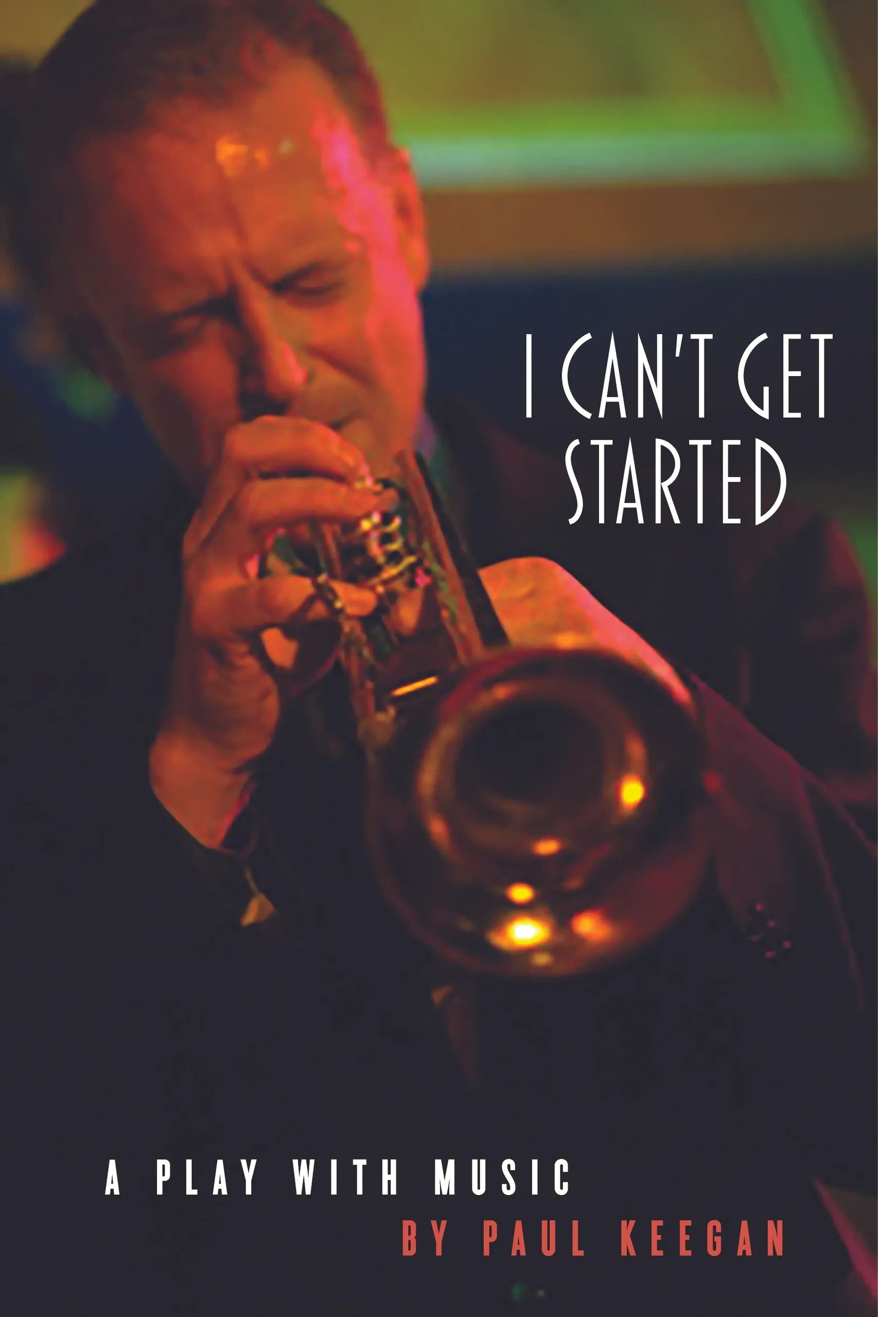 Paul playing the trumpet