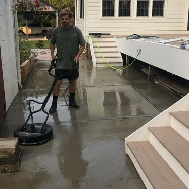 concrete powerwashing