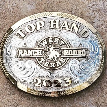 Top Hand Buckle West Texas Ranch Rodeo 2023