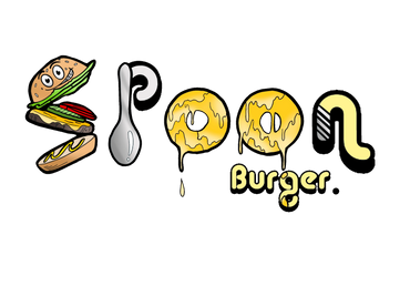 Spoon Burger Food Truck Logo