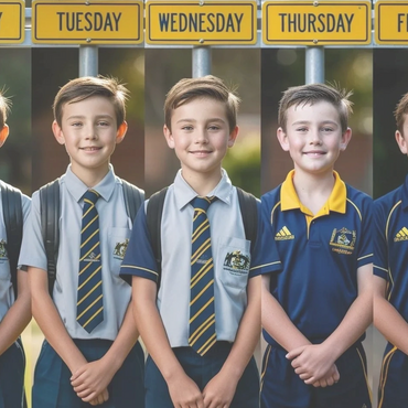 Smart Hangs has your kiddo in the right uniform for the right day of the week.