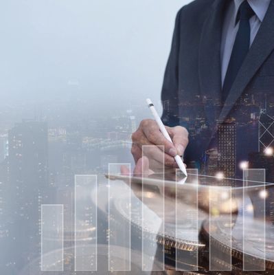 Business analysis, finance investment, estate development, financial background