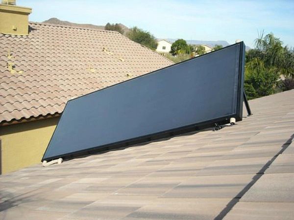 Solar water heater collector 
