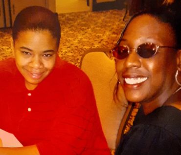 Cousins Renee Rogers, with her cousin Jessica (Brenda Ford's Daughter)