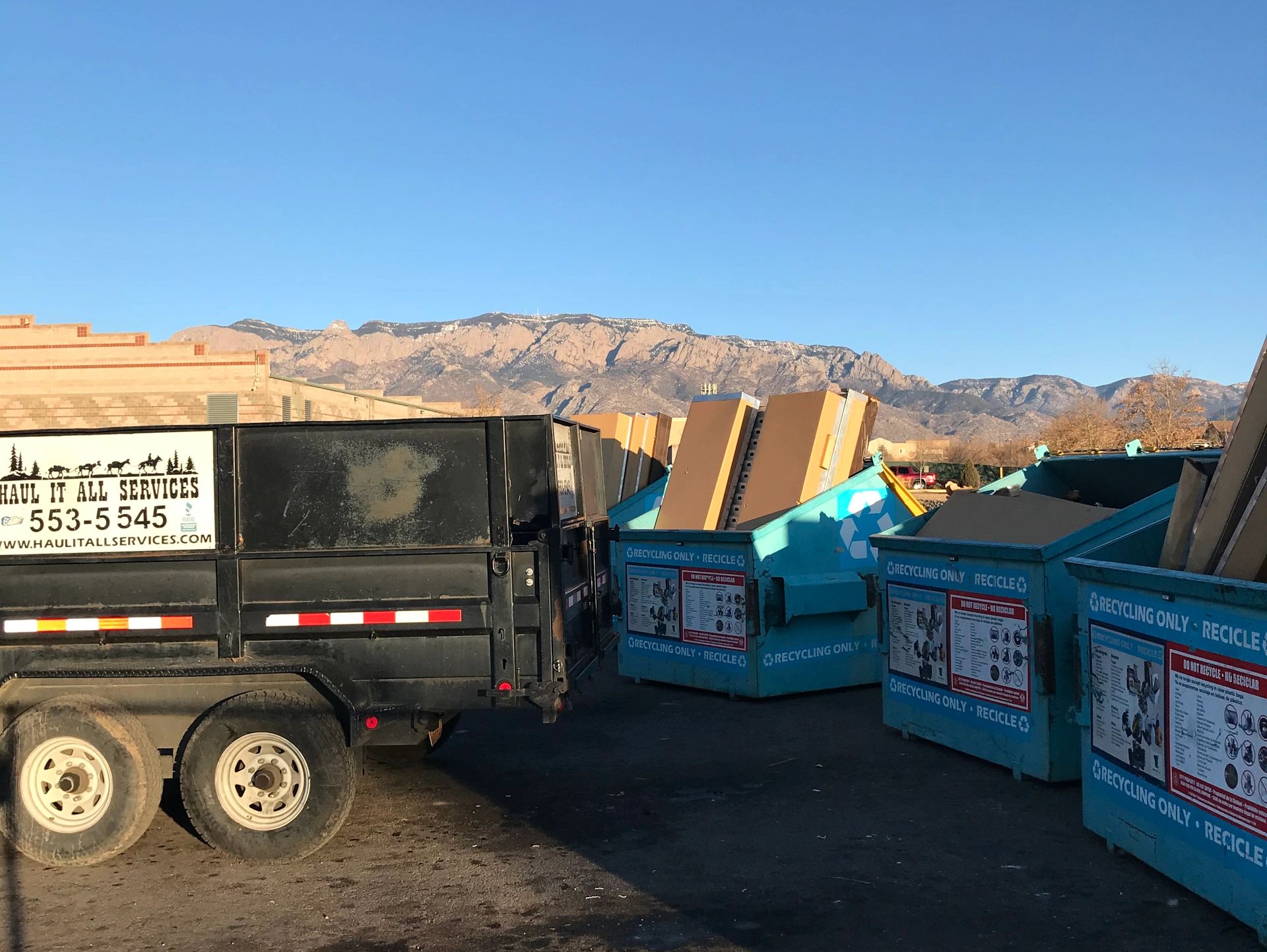 Recycling of Junk, Trash, Garbage, Waste Materials. Trash Hauling, Junk Removal Albuquerque, Junk
