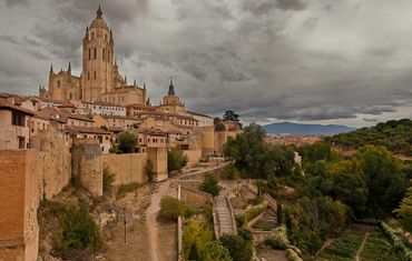 The Segovia Cathedral, Segovia, Castile and León, Spain