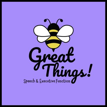 Logo with a bee and the text 'Great Things!'