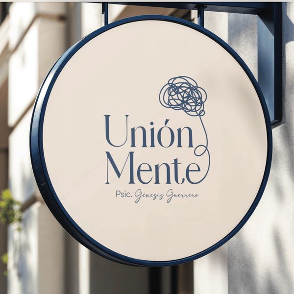 Logo para pared de Unión Mente