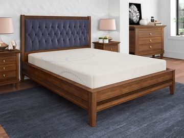 bedroom set with 8 inch memory foam mattress.