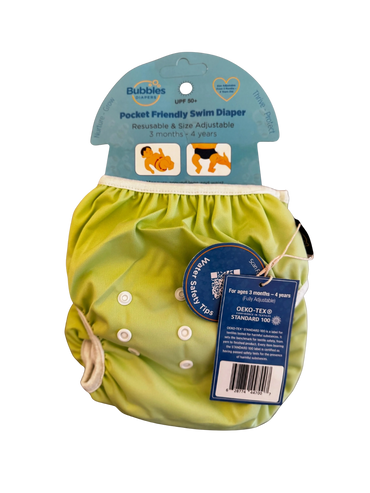 Green Reusable Swim Diaper