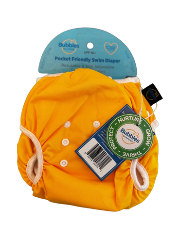 Orange Reusable Swim Diaper