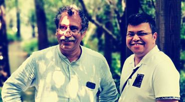 With Prof. Sourav Pal, Dean, Ashoka University, on a recent academic visit to P. R. China.