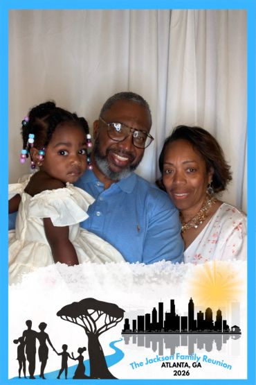 Family photo at The Jackson Family Reunion 2026 in Atlanta, GA.