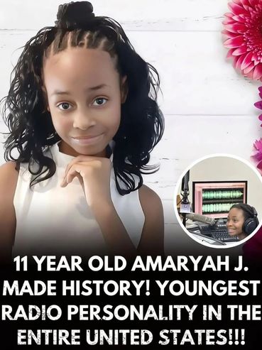 Amaryah J is the youngest radio host in the world !