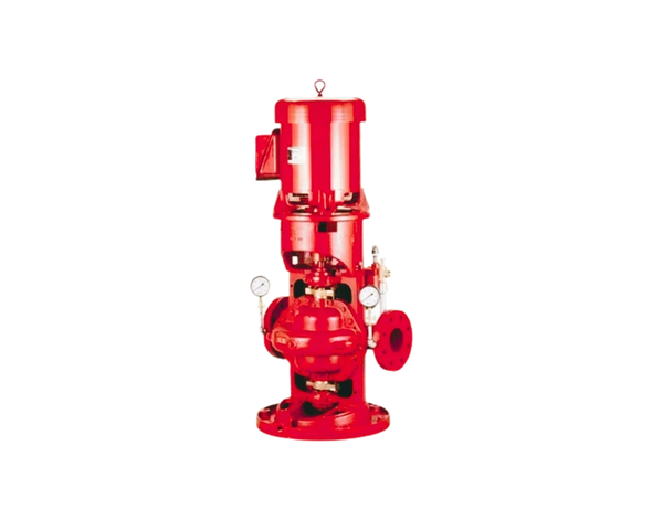 Bright Red color Vertical Split-Case Fire Pumps