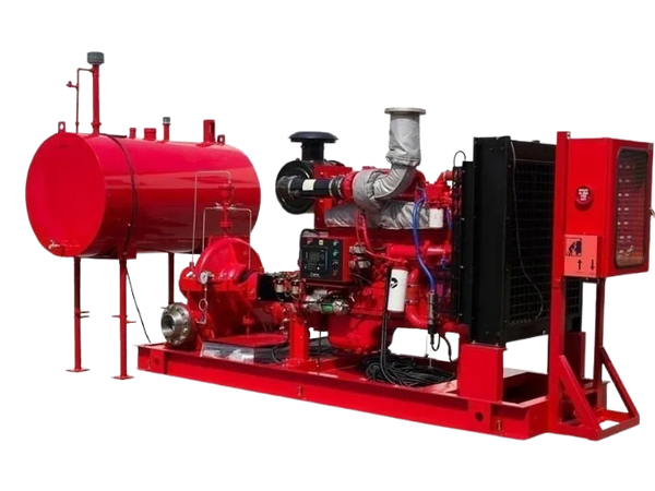 Bright Red color Horizontal Split-Case Fire Pumps
