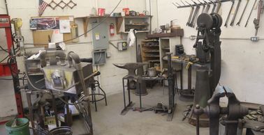 World Wide Equine blacksmith shop