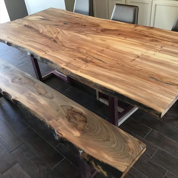 sweet gum table and bench