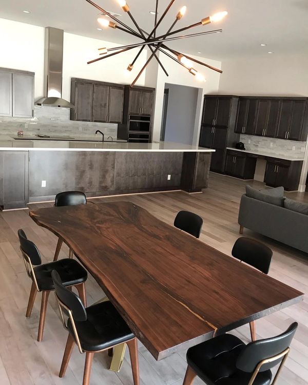 walnut live edge table