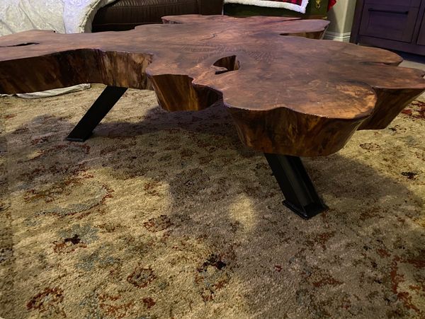 live edge cookie table