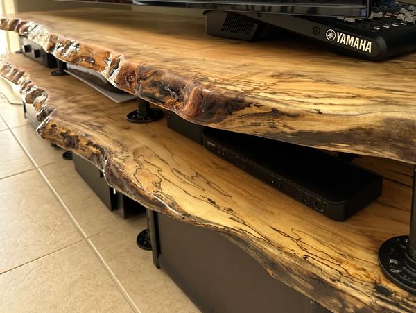 Live Edge Maple Console