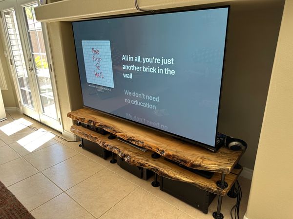 Live Edge Maple Console