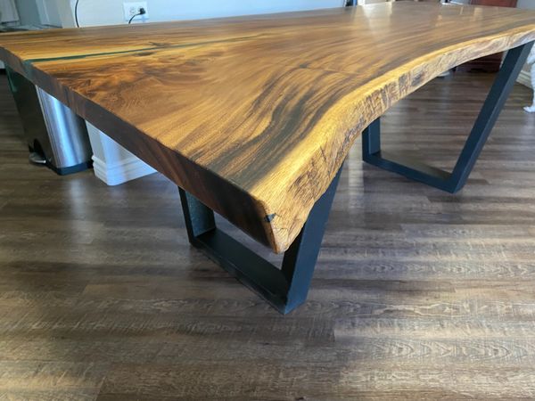 rain tree table with custom base