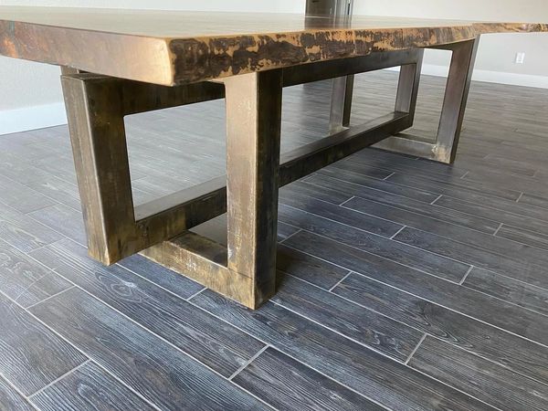 Custom table bases designed to each project