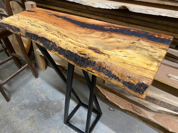 Spalted pecan table