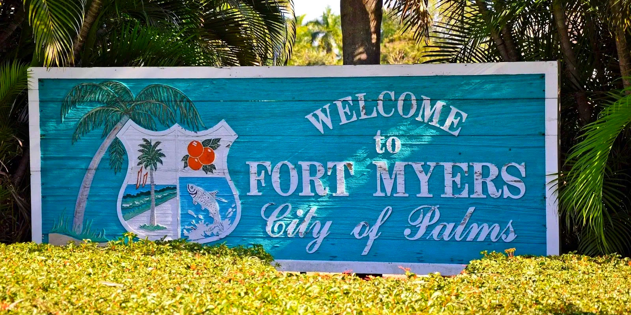 Fort Myers City Sign.