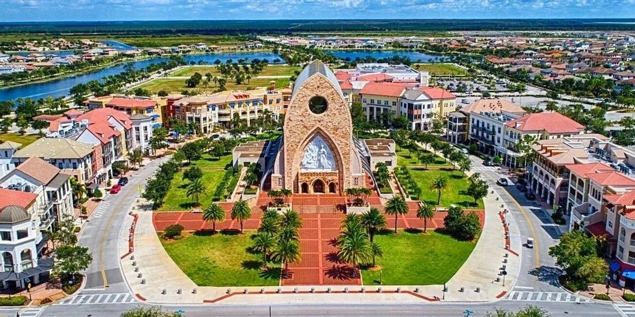 Ave Maria Town Center View.