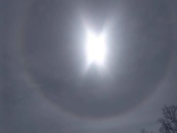 Sun with solar halo