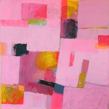 Pink Patches by Liza Hirst
