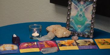"I went and had an angel card reading yesterday afternoon in an effort to shed some light on things
