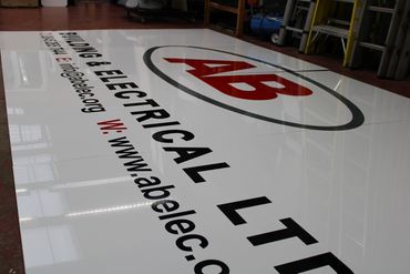 AB Plumbing & Electrical Ltd - Large Exterior Signage