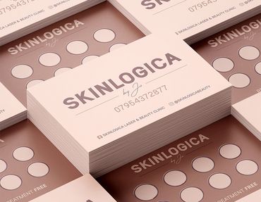 Business card design mock up