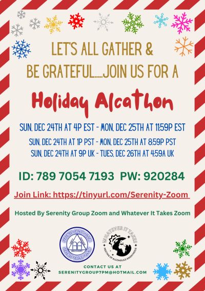 Holiday Alcathon Flyer