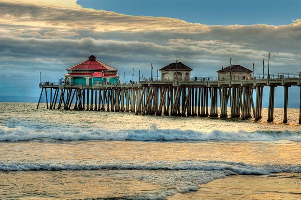 Ruby's Diner on Huntington Pier, Huntington Beach, CA _RD5295