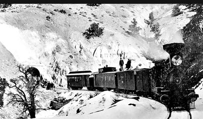 1882 Slim Princess Exiting Tunnel On Montgomery Pass