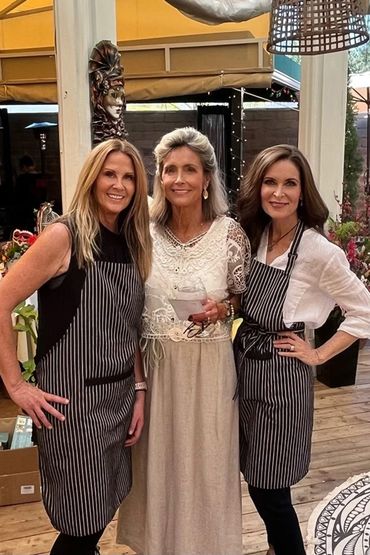 Three women at the event.