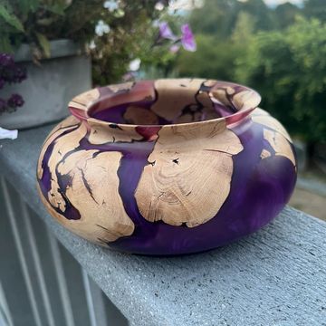 Purple resin