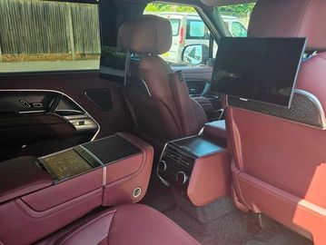 Range Rover Autobiography interior with two TV in rear