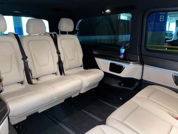 Interior of Mercedes V-Class 6 rear seats