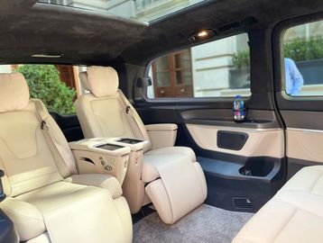 Mercedes V-Class business option interior 5 seats in the rear. 2 fully electric reclining seats