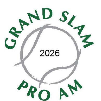 Logo for the 2026 Grand Slam Pro Am tennis event.