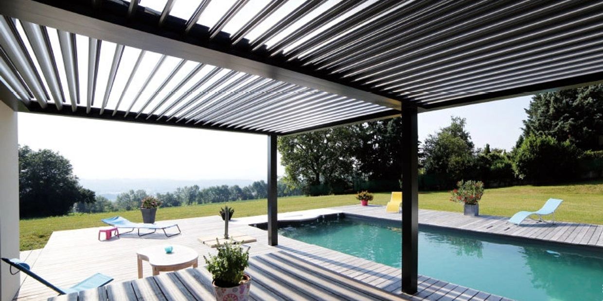 louver roof installed in Kerala