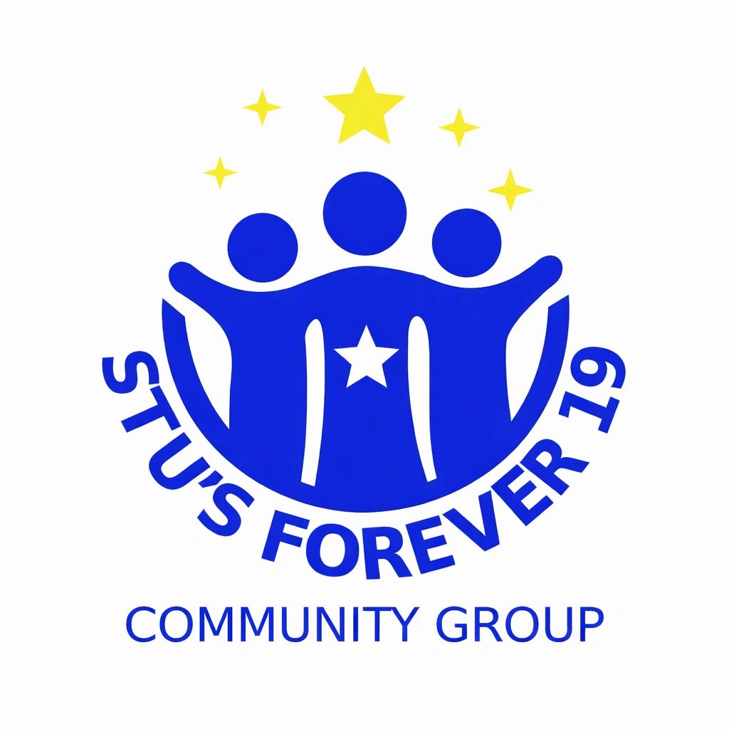 Stu's Forever 19 Community group Badge