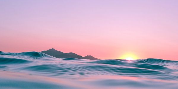 calm ocean sunset new beginnings