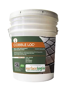 Cobble Loc Paver Sealer, Cobbleloc, surface logix, cobble coat paver sealer
same day sealer