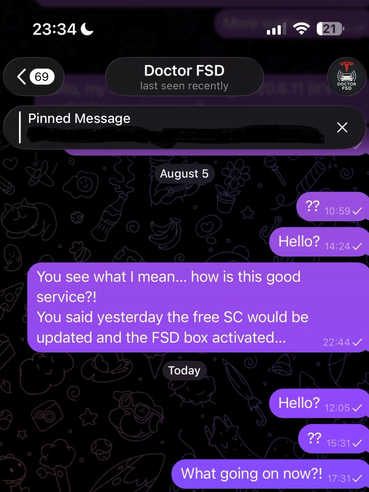 tesla doctorfsd is a scam